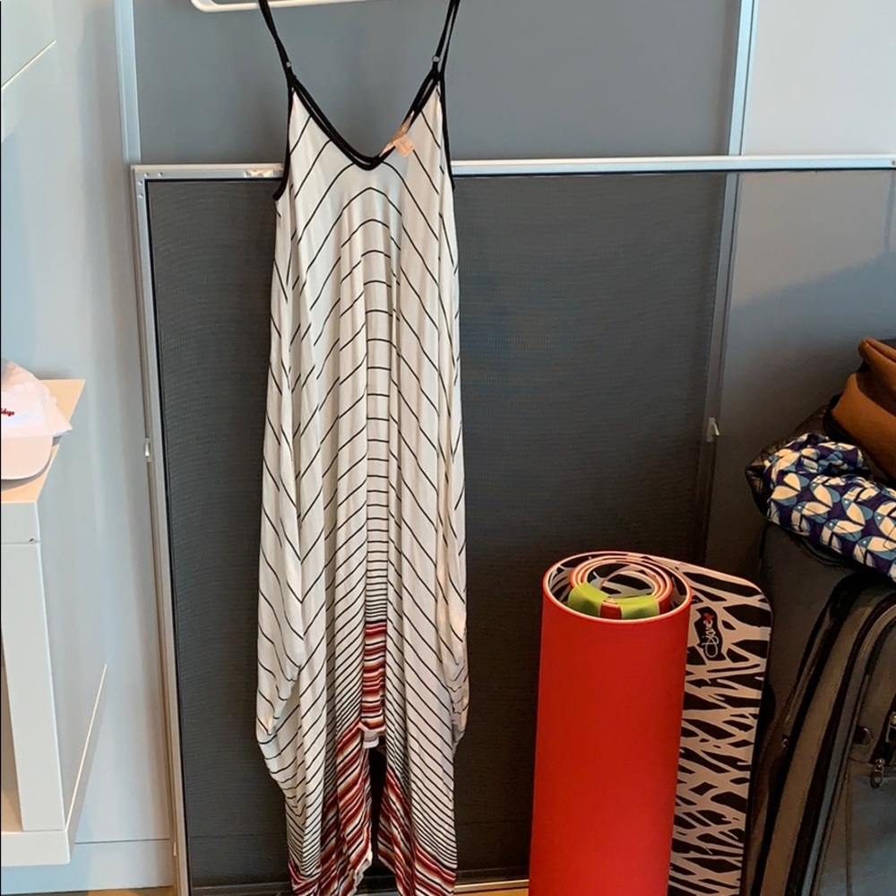 Asymmetrical Cut Maxi Dress
